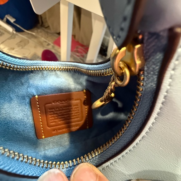 Coach Jonie Bluebell CR508 Authentic Mini Bag with Gold Cherry Charm - Picture 5 of 6